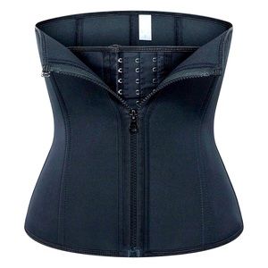 3 ROW HOOK AND ZIPPER CORSET